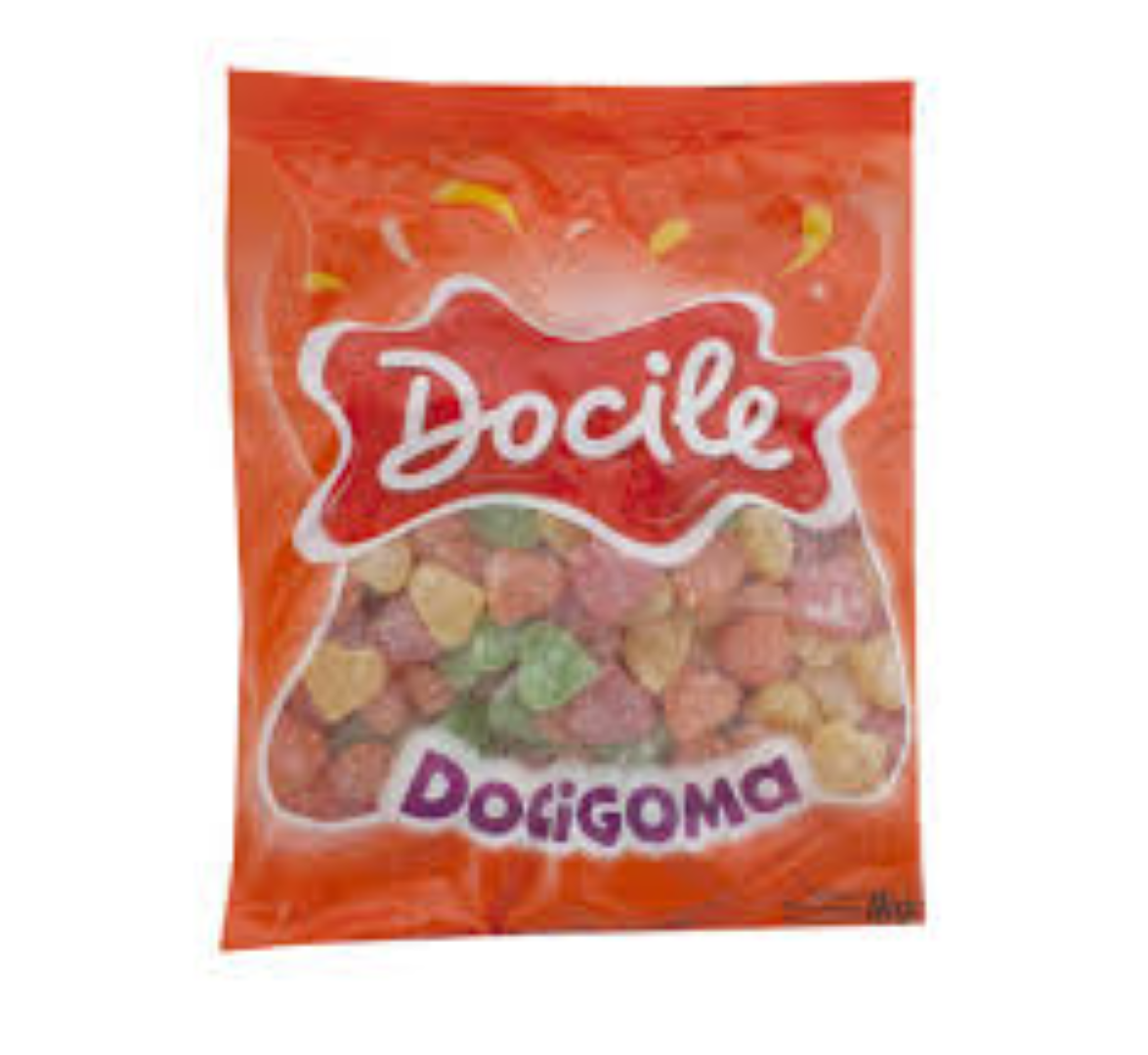 DOCILE ASSORTED HEARTS 70G